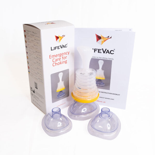 PACK OF 2 – LifeVac Standard/Home Kit – Rescue Choking Device