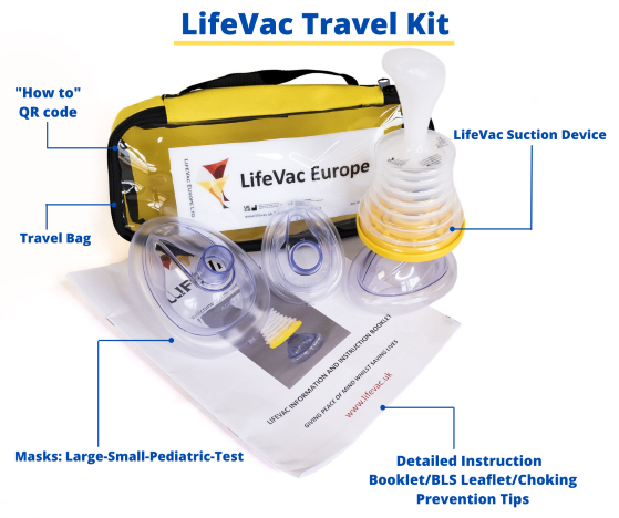 LifeVac Travel Kit – Rescue Choking Device